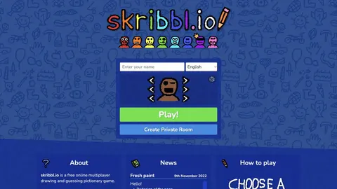 Screenshot of Skribbl.io
